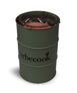 OUTLET - DIFETTI ESTETICI - BARBECUE A CARBONE BARBECOOK 'EDSON' COLORE VERDE MILITARE E CON SUPERFICIE DI COTTURA DIAMETRO 47,5 CM